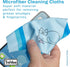 10 Pack Cute Kitty Cat Design Microfiber Cleaning Cloths, Multicolor for Eyeglasses, Sunglasses, Cell Phone