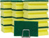 Eco Non-Scratch Sponges, Scrub Pads for Kitchen and Dish Cleaning, 12 Scrubbing Sponges + Draining Rack