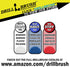 All Purpose Scrub Pads - Six Pack Cleaning Pads for Bathroom, Auto Detailing, Stove Top, Shower Scrubber, Glass Cleaner