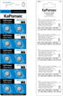10 Pack SR626SW AG4 Equivalent 377S 377 LR626 1.5V Button Cell Watch Battery Replacement