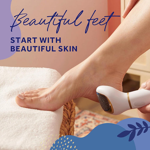Amopé Pedi Perfect Electric Callus Remover Foot File with Diamond Crystals, Pedicure Tool for Feet, 1 Count