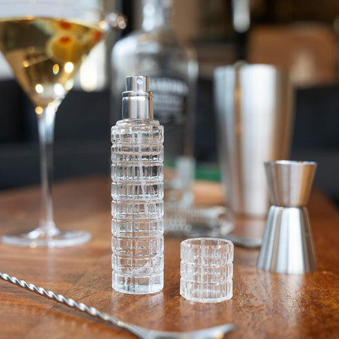 Viski Martini Atomizer, Perfect for Vermouth or Bitters, Travel Spray Bottle, Refillable Bar Sprayer, 30 ml