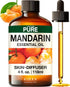 Set Set 2X 4 Oz Mandarin Essential Oil for Diffuse & Lime Essential Oil for Diffuser - Aromatherapy Grade Essential