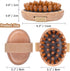 OWIIZI Wooden Scalp Brush Massage Body Tools, Wood Massager for Head Hair Growth Belly Fat Cellulite Multi Functional