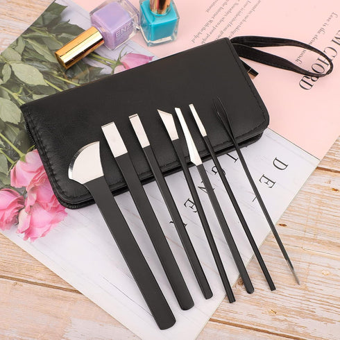 Segbeauty Pedicure Knife Set, 7 Pack Ingrown Toenail Tools with PU Storage Bag for Professional Foot Repair