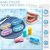 Zopeal 16 Sets Baby Finger Toothbrush, Soft Silicone Toothbrush for Toddler Oral Cleaning and Massaging