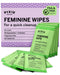 Pixie Feminine Wipes - Flushable, Biodegradable, & Ph Balanced - Individually Wrapped