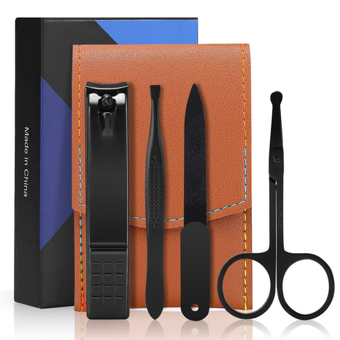 Nail Clipper Set, Manicure Set for Men, Personal Nail Care Tools, Travel Grooming Kit