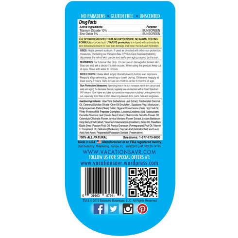 SPF30 Mineral Biodegradable Sunscreen