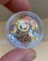 Steam Punk Encapsulated Nail Art Gear Cogs Charms, 100 Pieces, Steampunk 3D Metal Decal Art in Rose Gold and Silver