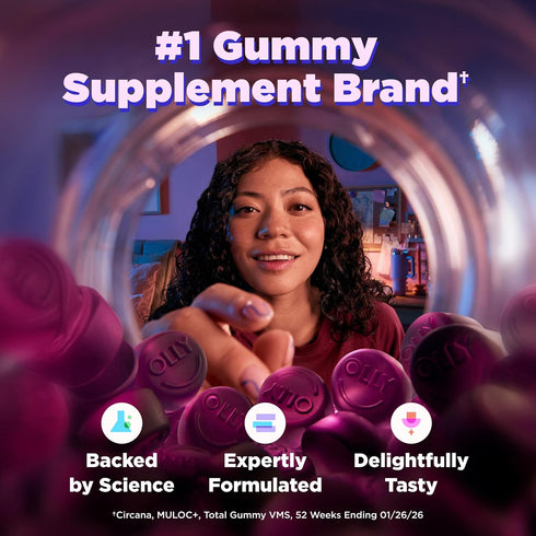 Gummy 5 90 Count OLLY Extra Strength Sleep mg Melatonin, L-Theanine, Chamomile, Lemon Balm Extracts, Sleep Aid