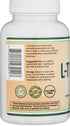 L-Tyrosine 1,000mg per Serving, 120 Veggie Capsules (Amino Acid Supplement for Memory, Attention, Focus) by Double Wood
