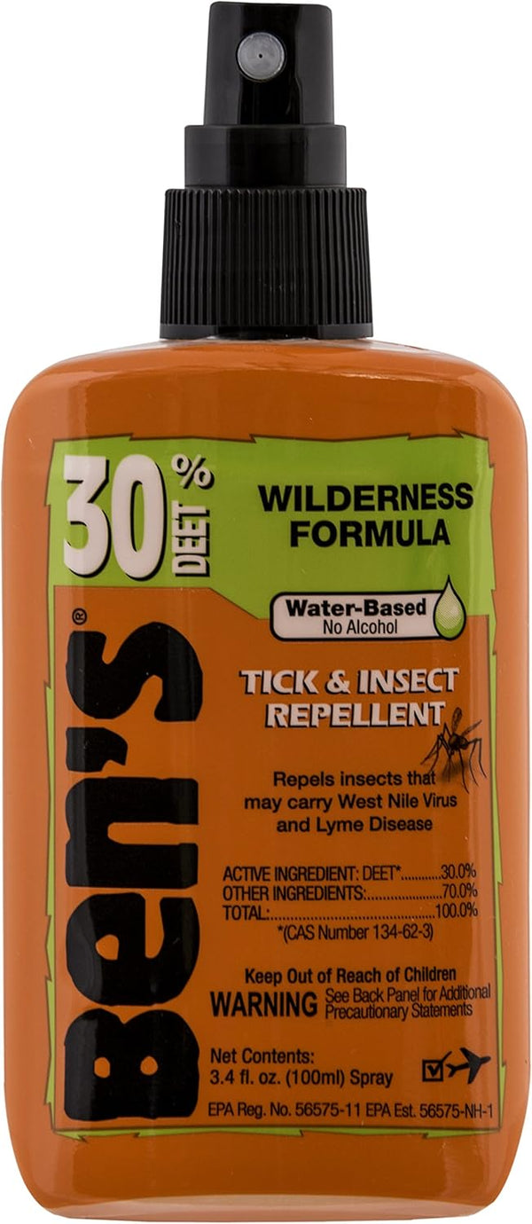 Ben's 30% DEET Mosquito, Tick and Insect Repellent: 3.4 Ounce Pump