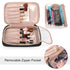 Yarwo Portable Makeup Brushes Bag for Brushes (up to 9.4") and Cosmetic Essentials, Black (BAG ONLY, PATENTED DESIGN)