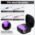 Portable UV Toothbrush Sanitizer Holder & Cleaner with UV Light & Magnetic Mounting - Rechargeable Toothbrush Sanitizer