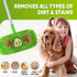NXPPYY 4-Pack Reusable Mop Pads Fit Swiffer Sweeper, Microfiber Mop Replacement Pads, Washable Wet Mopping Cloths & Dry
