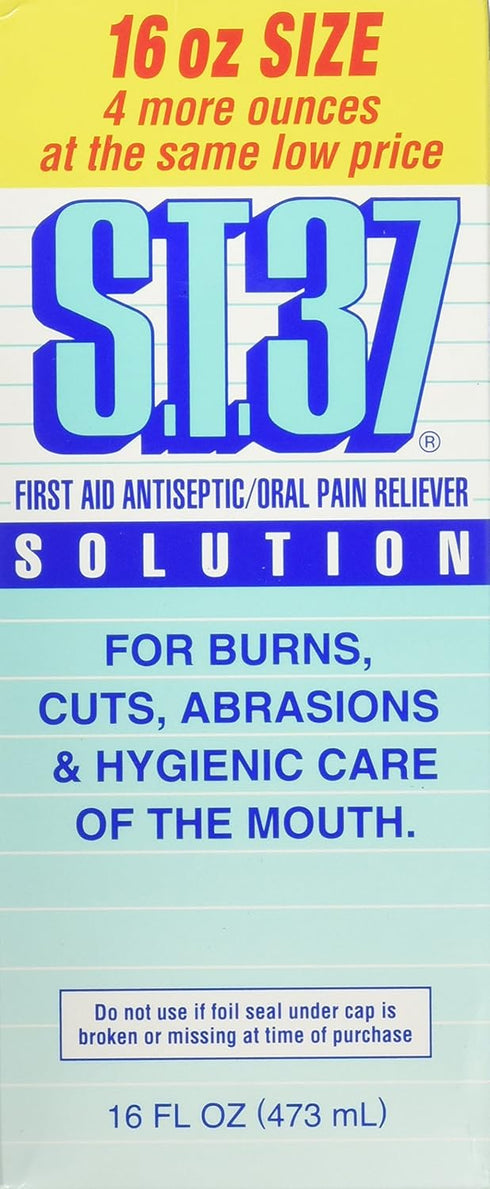 S.t.37 Mouth Pain Relief Solution, 16 Oz