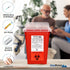 Oakridge Products Sharps Container for Home Use, 1 Quart, Biohazard Needle Disposal