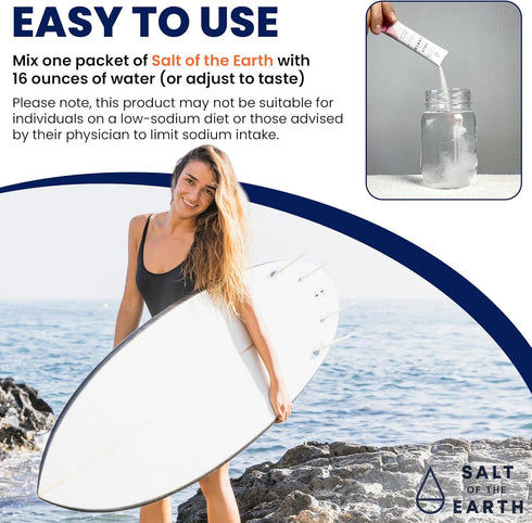 Salt of the Earth Premium Zero-Sugar Electrolyte - Made with Pink Himalayan Salt - 3 Sticks, Pink Lemonade