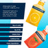 Transcend Foods Strawberry + Orange Gels - Fast-Acting Carb Gel - Caffeine Free, Gluten Free