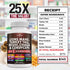 NEW AGE Lions Mane 3000mg 20in1 Mushroom Supplement - Turkey Tail 2000mg, Reishi 1000mg, 120 Count
