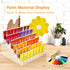 Nail Polish Organizer of 6 Layers Acrylic Nail Polish Display Rack, Paint Rack Essential Oil Holder Sunglasses Storage Cosmetic Display Cases 72 Bottles