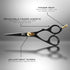 Professional Mustache & Beard Trimming Scissors - 5.5" High Carbon Stainless Steel, Razor Sharp Facial Hair Shears