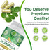 Organic Veda Moringa Leaf Powder Capsules, 1000mg, 360 Count - Pure Natural Moringa Oleifera Dietary Supplement -