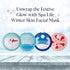 SpaLife Winter Skin Facial Mask 12-Count Set - Infused with 4 Skin-Loving Ingredients - Moisturizing and Hydrating Sheet Masks - Rejuvenating Spa Treatment for a Glowing Complexion