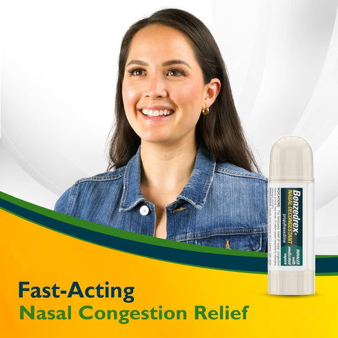 Benzedrex Nasal Decongestant Inhaler, 1 Count (Pack of 1)
