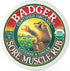 Badger Sore Muscle Rub, Organic Warming Balm with Cayenne Pepper and Ginger, 2 oz