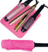 Large Size 11" X 7.5" Heat Resistant Silicone Travel Mat - Anti-Heat Pad for Hair Styling Tools, Baby Pink