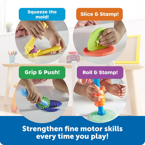 Learning Resources Helping Hands Tactile Tools - Sensory Bin Toys, Preschool Toddler Activities, Fine Motor Toy, Tools