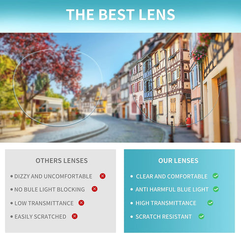 Reading Glasses for Women, Blue Light Blocking Spring Hinge Readers with Pouches, Anti Eyestrain/Glare (4 Pairs Mix
