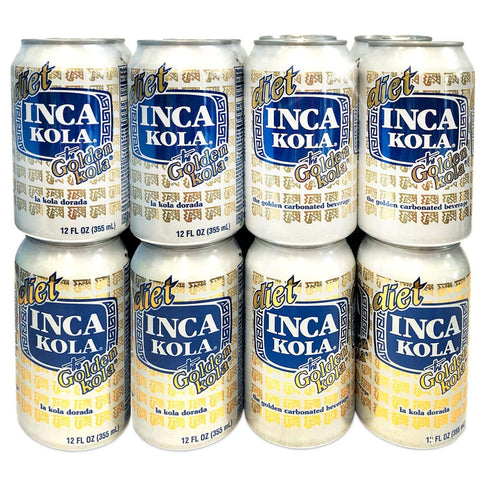 INCA KOLA Diet Soda 12 fl oz Each | 16 Pack