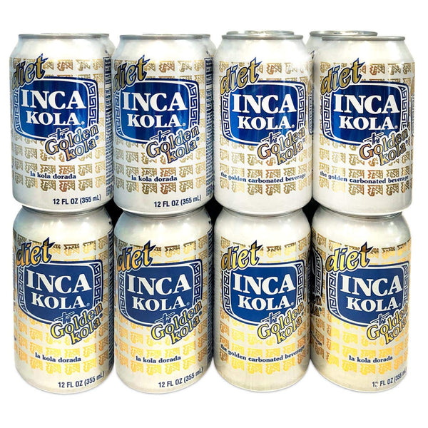 INCA KOLA Diet Soda 12 fl oz Each | 16 Pack