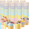 Jingmore 120 Set Paper Ice Cream Cups Bulk with Spoons 6 oz Disposable