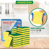 Heavy Duty Sponges, 24 Pack Scrub Sponge, Eco Cellulose Kitchen Sponge for Washing Dishes and Household Cleaning