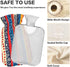 tplaotee 2Lwater Tummy Red and Blue Stripe Pattern Doodle Art hot Waterbottle with Soft Cover, Bags for Warmer,Pain