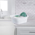 Tribello Plastic Wash Tub Dishpan, 12 Quarts Heavy Duty Basin for Soaking Feet, Laundry, and Storage Cleaning