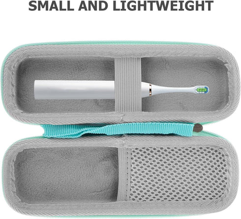Toothbrush Travel Case Hard Shell Electric Toothbrush Storage Bag Portable Cord Organizer Pouch for Outdoor Travel