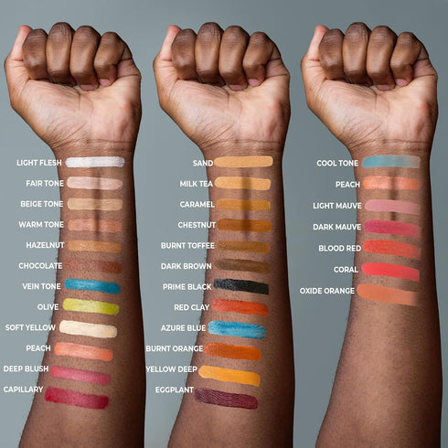 Alcohol Palette Refill Pans - Skin Tones, Beige Tone