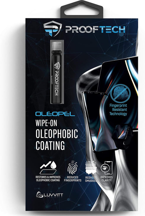 OLEOPEL Oleophobic Coating Kit, Anti Fingerprint Liquid for Smartphones, Tablets, Glasses, 3 Applications