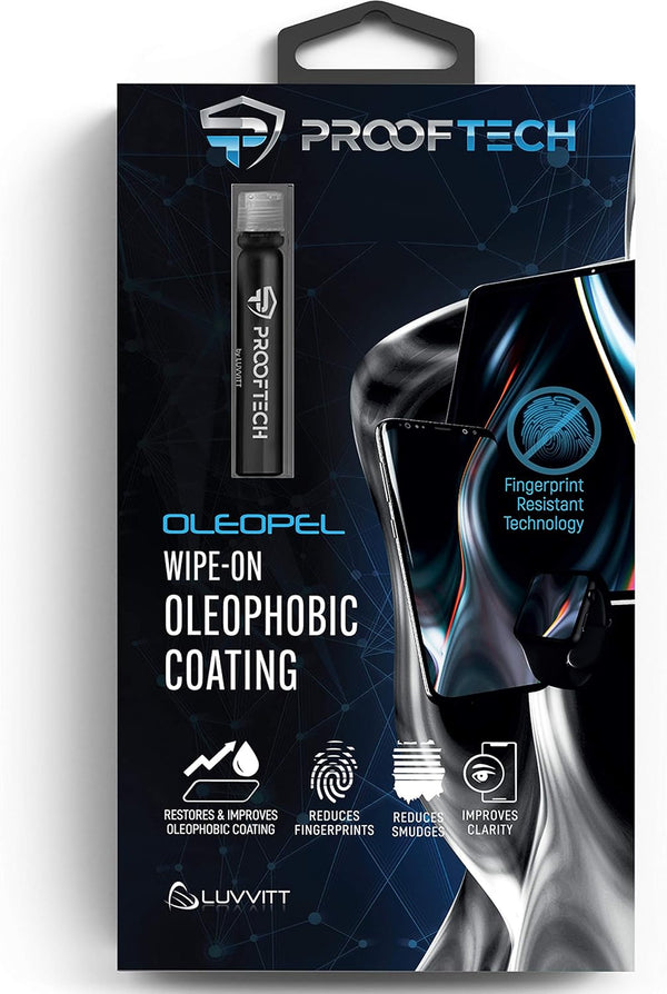 OLEOPEL Oleophobic Coating Kit, Anti Fingerprint Liquid for Smartphones, Tablets, Glasses, 3 Applications