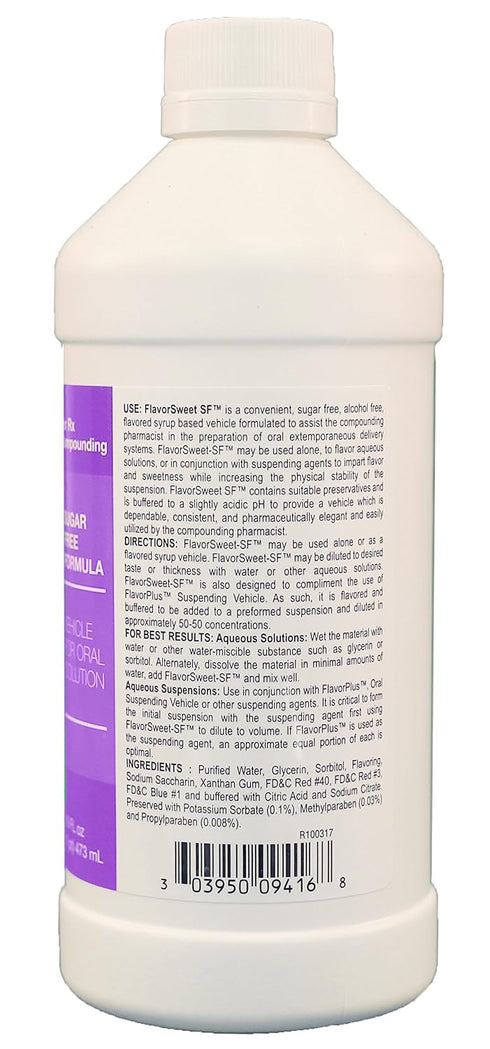 HUMCO 9416001 16oz Flavor Sweet SF Compounding Oral Suspension