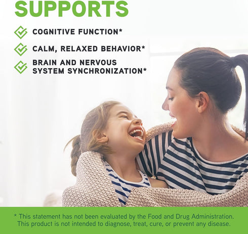Little DaVinci Sync Up - 2 Fl Oz (60 Servings) Berry Flavor for Brain Health, Immune System & Nervous System Support
