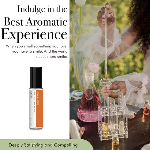 DEMETER Suntan Lotion Perfume Oil Roll On, 0.33 Oz, Long-Lasting