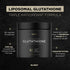 ELMNT 2150mg Liposomal Glutathione Supplement with Vitamin C, Quercetin & 1000mg Reduced L Glutathione - 90 Pills