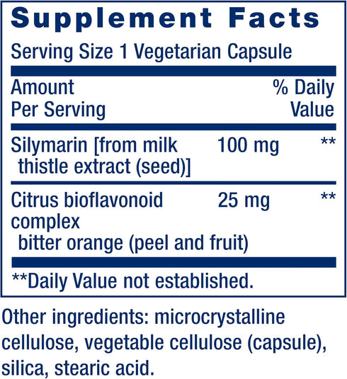 Life Extension Silymarin Milk Thistle Extract, Supports Liver Health, Gluten-Free, Non-GMO, Vegetarian, 90 Capsules