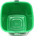 3 Quart Small Green Detergent Bucket - Set of 3 Square Cleaning Containers